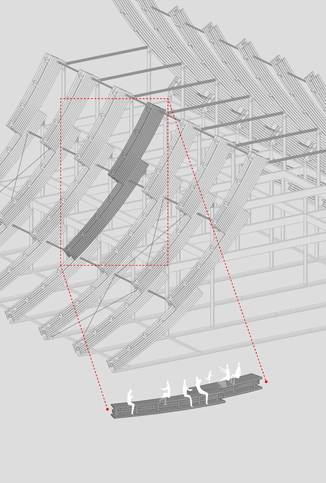 BIM Architecture | Between Skies and Snacks, Through Doumo Qian/Bare Building Renewal Architectural Design Firm