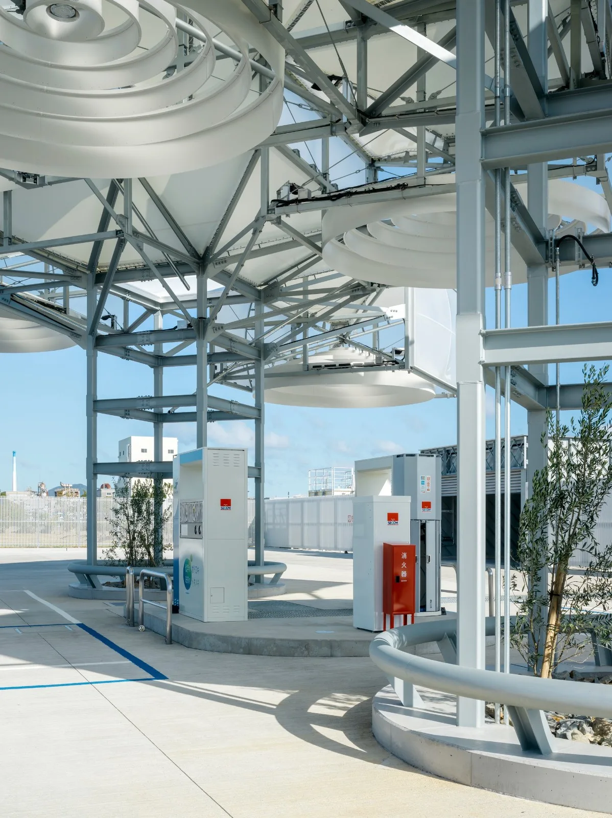 BIM Architecture | 'Hydrogen' Cloud, East Asia Synthetic Tokushima Hydrogen Station/Senxia Building Research Institute