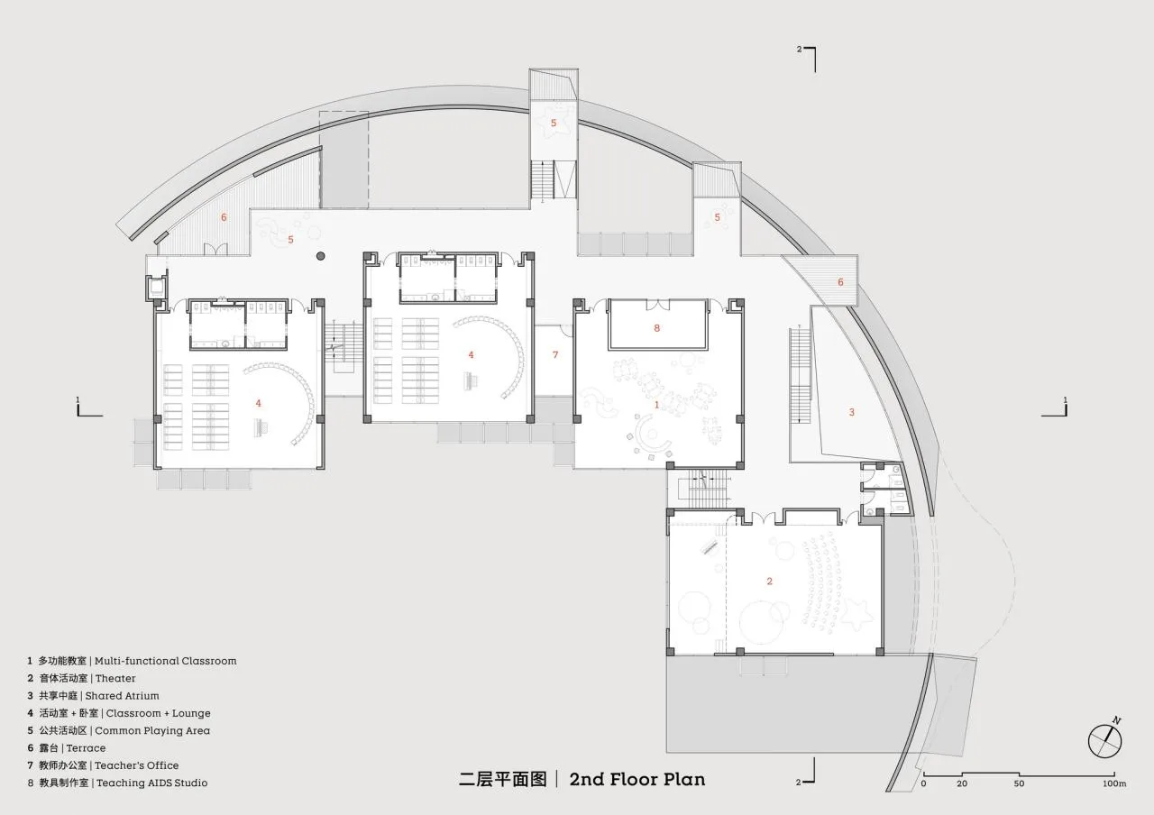 BIM Architecture | Sanliting Kindergarten: Lighting up the Spark of the Community/GOA Elephant Design+Jiangnan Management Winning Bid Proposal