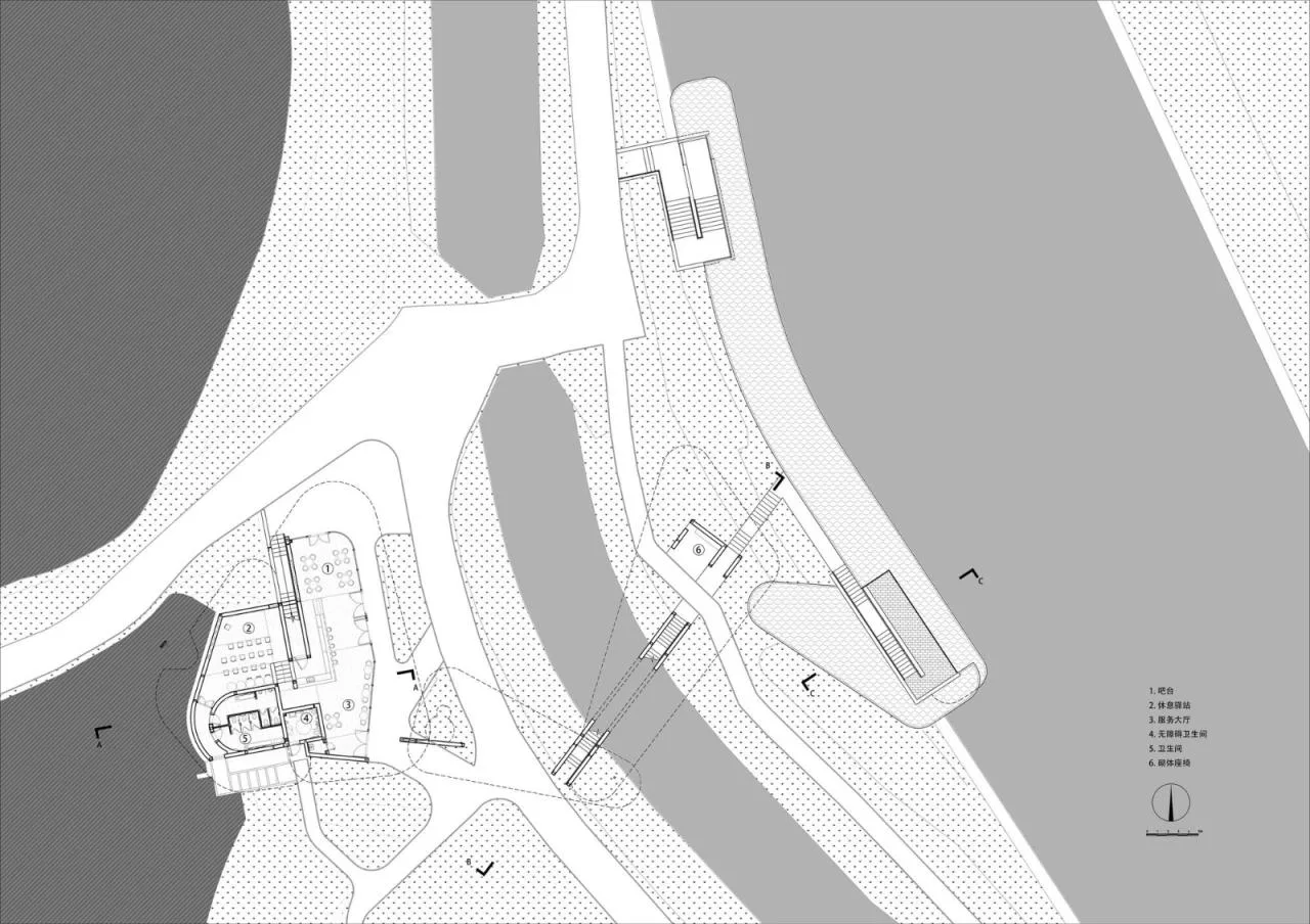 BIM Architecture | Landscape Design/Original Design Studio for the Second Level Station and Surrounding Areas of the Phase I Ring West Lihu Greenway in Nanshan District, Shenzhen