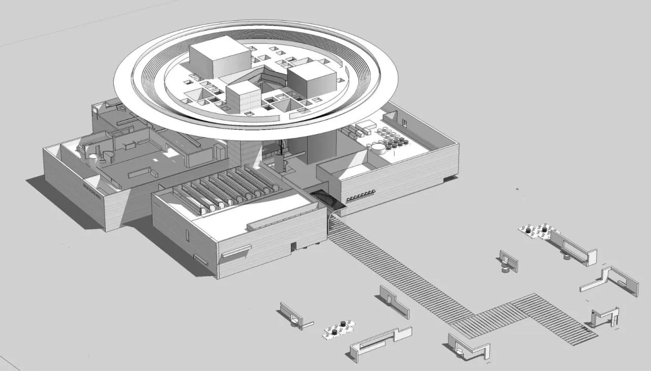 BIM Architecture | Shijiazhuang Taipinghe Urban Area Exhibition Center/Zhang Lei United Architectural Firm