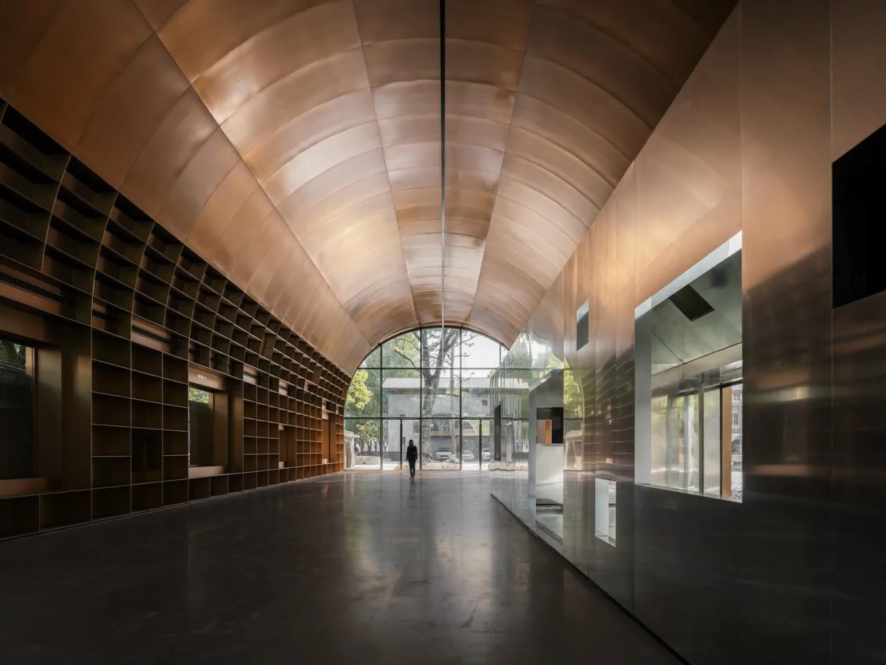 BIM Architecture | Full Metal Shell: Copper Fortress/Wutopia Lab