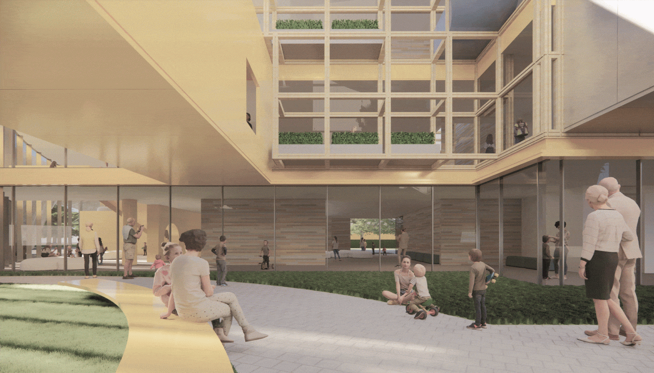 BIM Architecture | Sanliting Kindergarten: Lighting up the Spark of the Community/GOA Elephant Design+Jiangnan Management Winning Bid Proposal