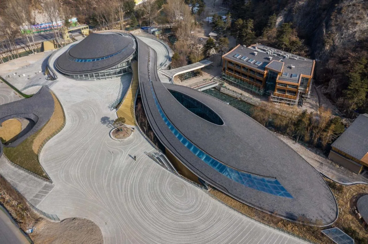 BIM Architecture | Jiuzhaigou Valley Scenic and Historic Interest Area Valley Entrance Three dimensional Tourist Service Center/Tsinghua University Architectural Design and Research Institute