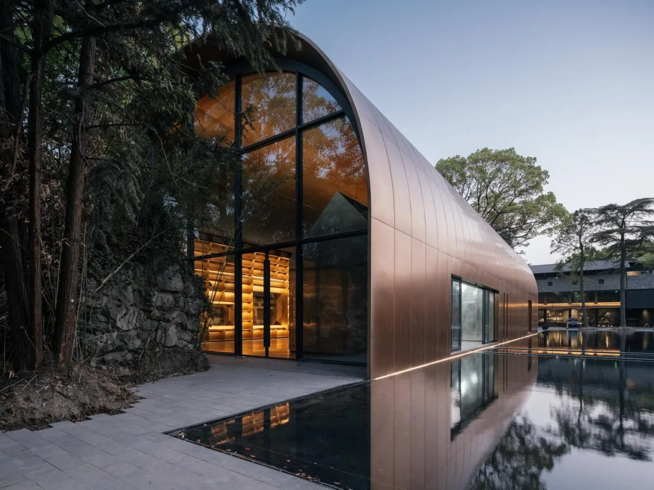 BIM Architecture | Full Metal Shell: Copper Fortress/Wutopia Lab