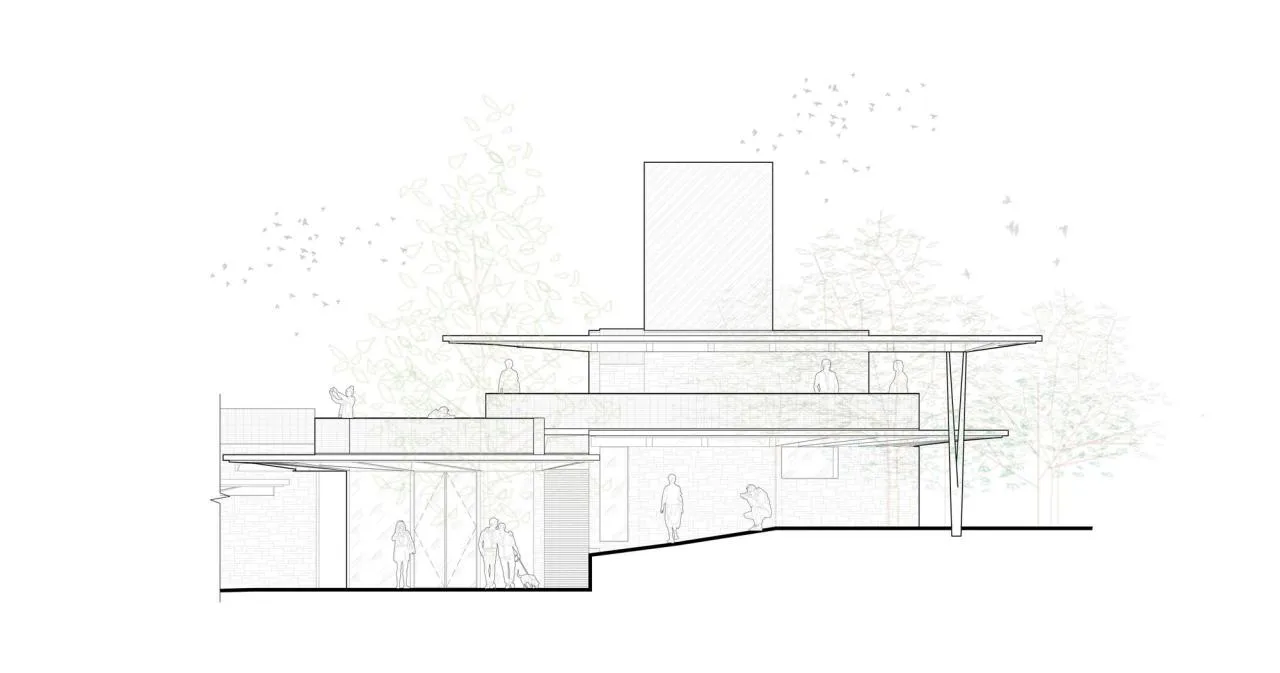 BIM Architecture | Landscape Design/Original Design Studio for the Second Level Station and Surrounding Areas of the Phase I Ring West Lihu Greenway in Nanshan District, Shenzhen
