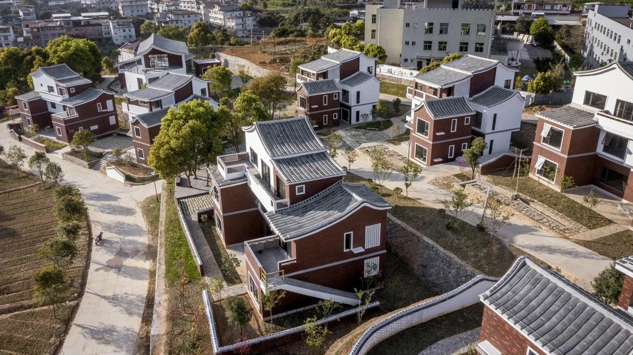 BIM Architecture | Exploring New Models for Rural Housing Construction: Yongchun County's New Era Rural Community/Three Culture Architecture
