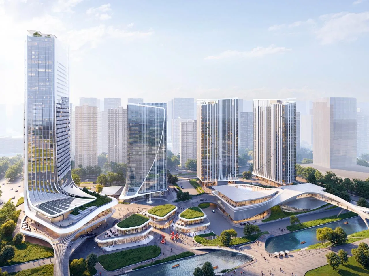 BIM Architecture | Nanjing New Humanistic Comprehensive Development Project Proposal/UNStudio