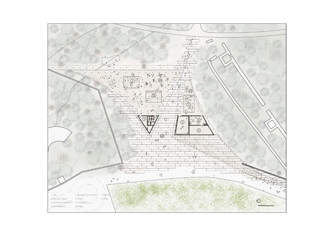 BIM Architecture | Narrative: World Heritage Butrint National Park Visitor Center Competition/Kengo Kuma