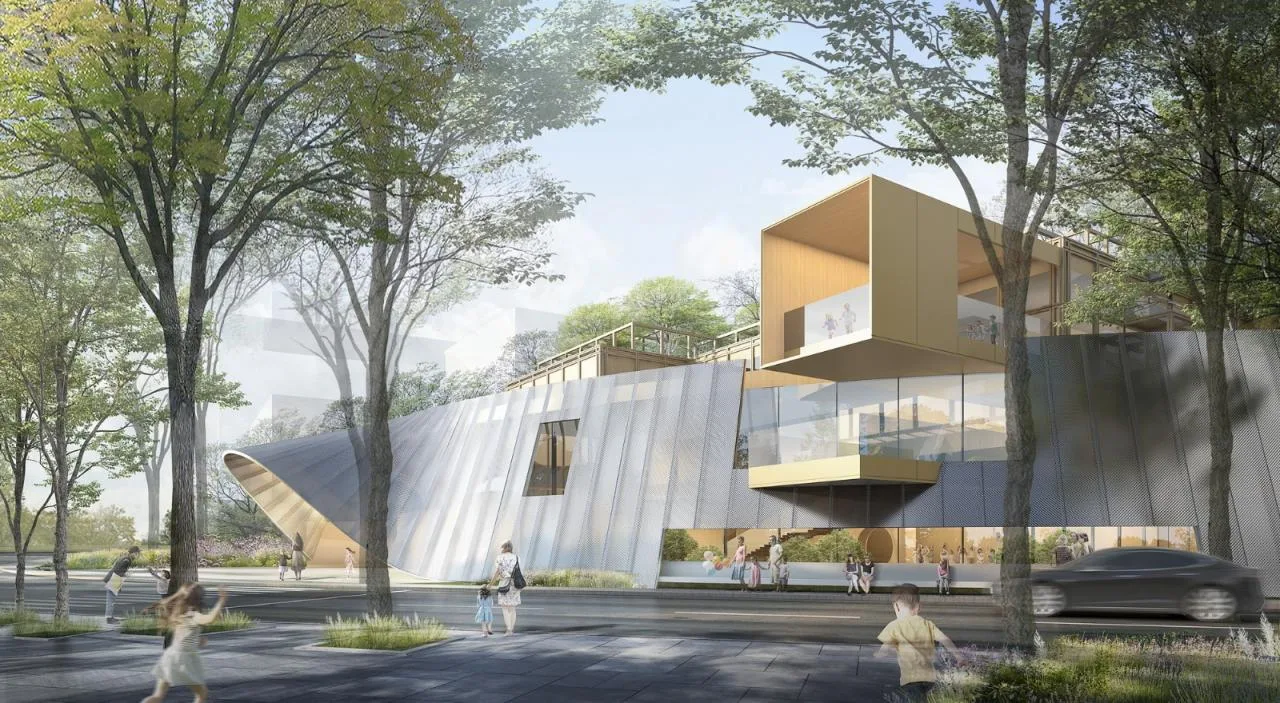 BIM Architecture | Sanliting Kindergarten: Lighting up the Spark of the Community/GOA Elephant Design+Jiangnan Management Winning Bid Proposal