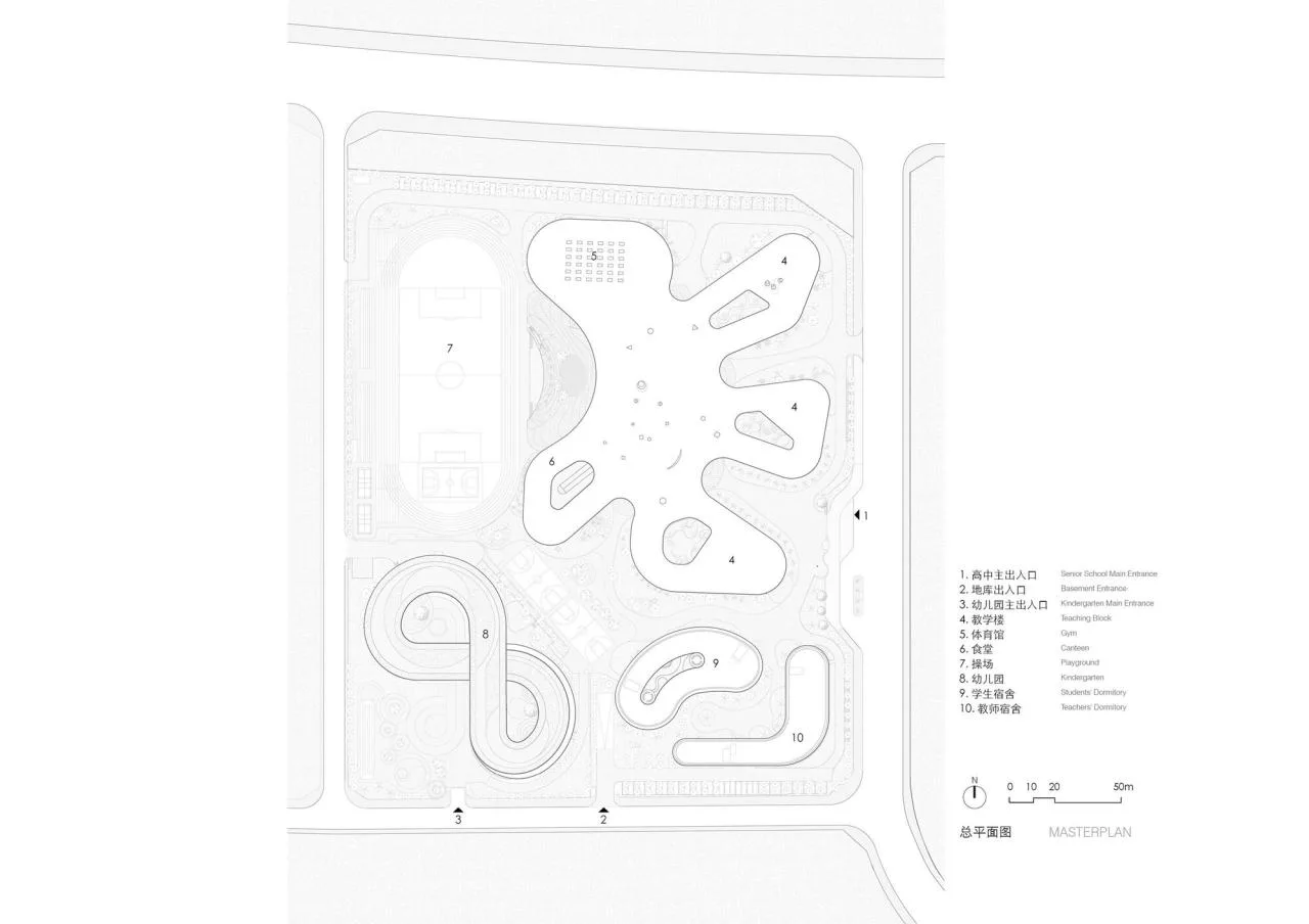 BIM Architecture | Haikou Jiangdong Huandao Experimental School/Ji · Architectural Firm