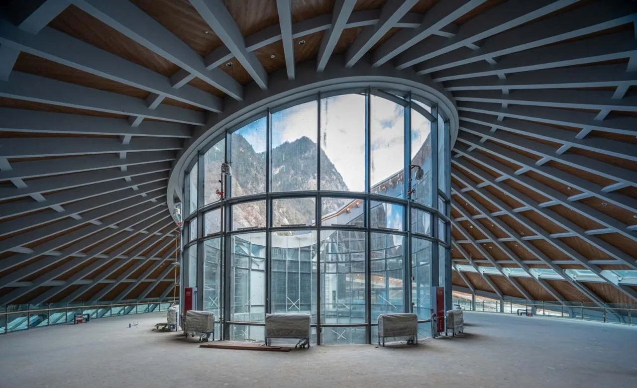 BIM Architecture | Jiuzhaigou Valley Scenic and Historic Interest Area Valley Entrance Three dimensional Tourist Service Center/Tsinghua University Architectural Design and Research Institute
