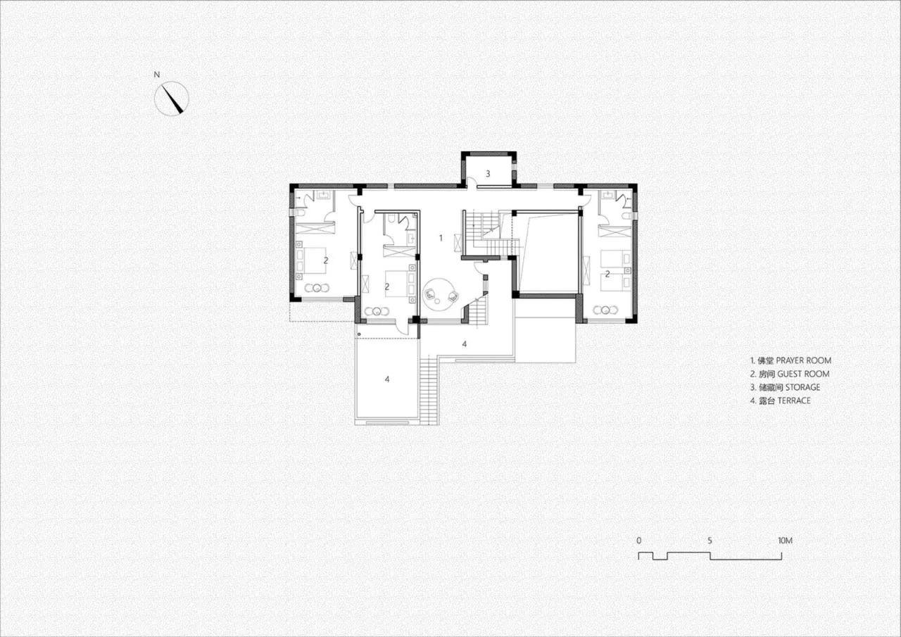 BIM architecture | Diaolou at the foot of snow mountain - Xizang Gama Xika homestay/hyperSity Architects