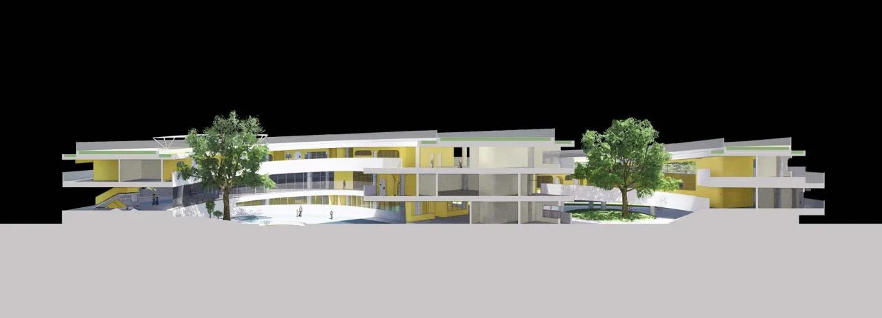 BIM Architecture | Haikou Jiangdong Huandao Experimental School/Ji · Architectural Firm