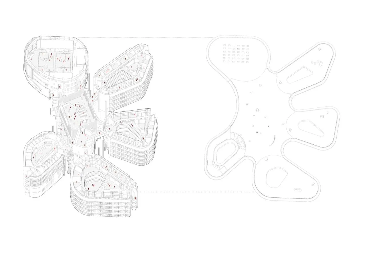BIM Architecture | Haikou Jiangdong Huandao Experimental School/Ji · Architectural Firm