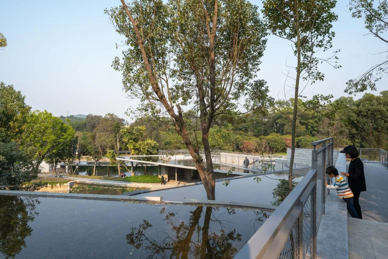 BIM Architecture | Landscape Design/Original Design Studio for the Second Level Station and Surrounding Areas of the Phase I Ring West Lihu Greenway in Nanshan District, Shenzhen