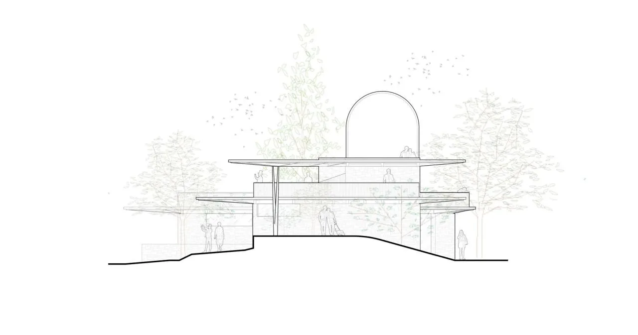 BIM Architecture | Landscape Design/Original Design Studio for the Second Level Station and Surrounding Areas of the Phase I Ring West Lihu Greenway in Nanshan District, Shenzhen