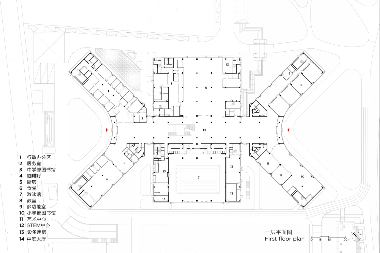 BIM Architecture | Education Hub: HIS Hangzhou International School/Zhu Peidong line+Architecture Firm gad
