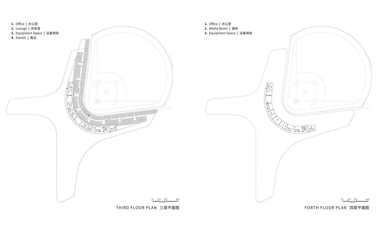BIM Architecture | Hangzhou Asian Games Baseball and Softball Sports Culture Center/Zhejiang University Campus - Building Fourth Campus