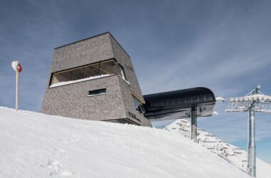 BIM Architecture: 360° View of Alpine Bakhtar Valley Peak Observation Tower by Snøhetta-BIM WORLD