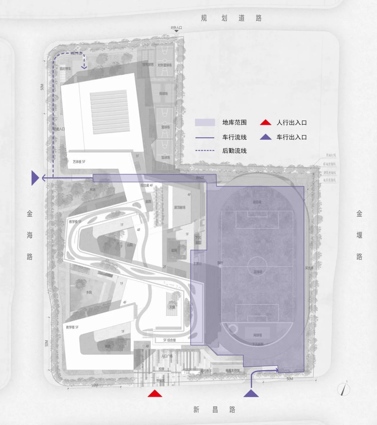 BIM Architecture | Folding Campus · Suzhou Jinyan Road High School/Jianhe Architecture