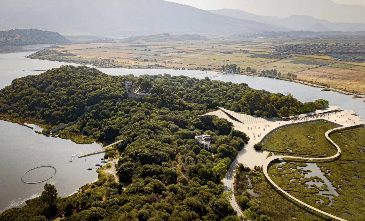 BIM Architecture | Narrative: World Heritage Butrint National Park Visitor Center Competition/Kengo Kuma