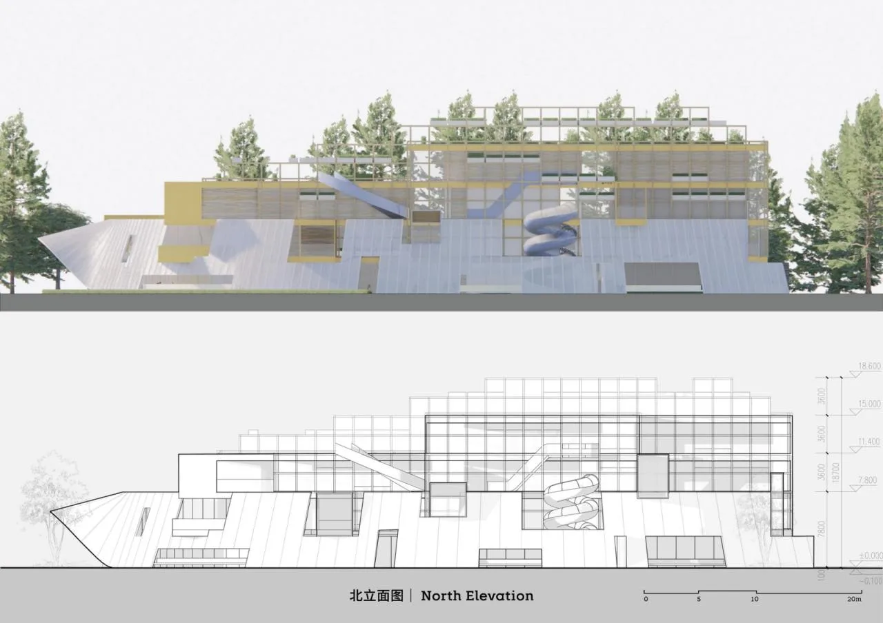 BIM Architecture | Sanliting Kindergarten: Lighting up the Spark of the Community/GOA Elephant Design+Jiangnan Management Winning Bid Proposal