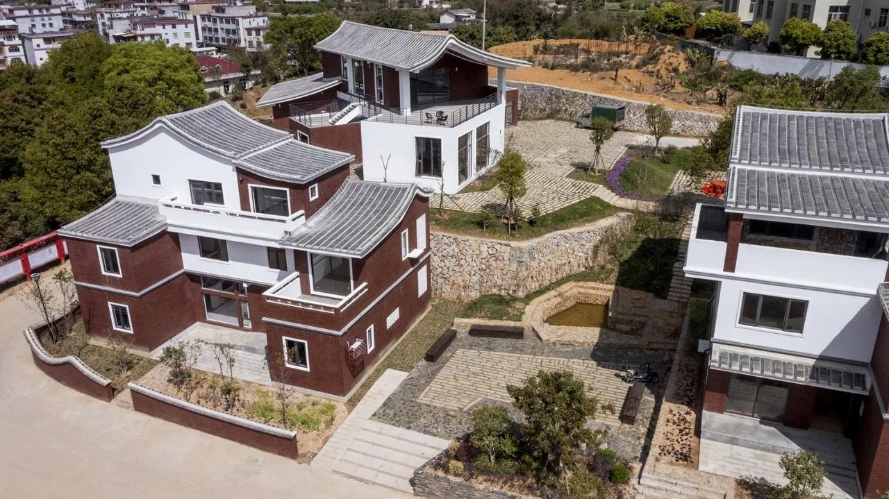 BIM Architecture | Exploring New Models for Rural Housing Construction: Yongchun County's New Era Rural Community/Three Culture Architecture