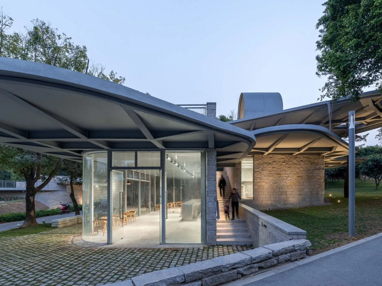 BIM Architecture | Landscape Design/Original Design Studio for the Second Level Station and Surrounding Areas of the Phase I Ring West Lihu Greenway in Nanshan District, Shenzhen