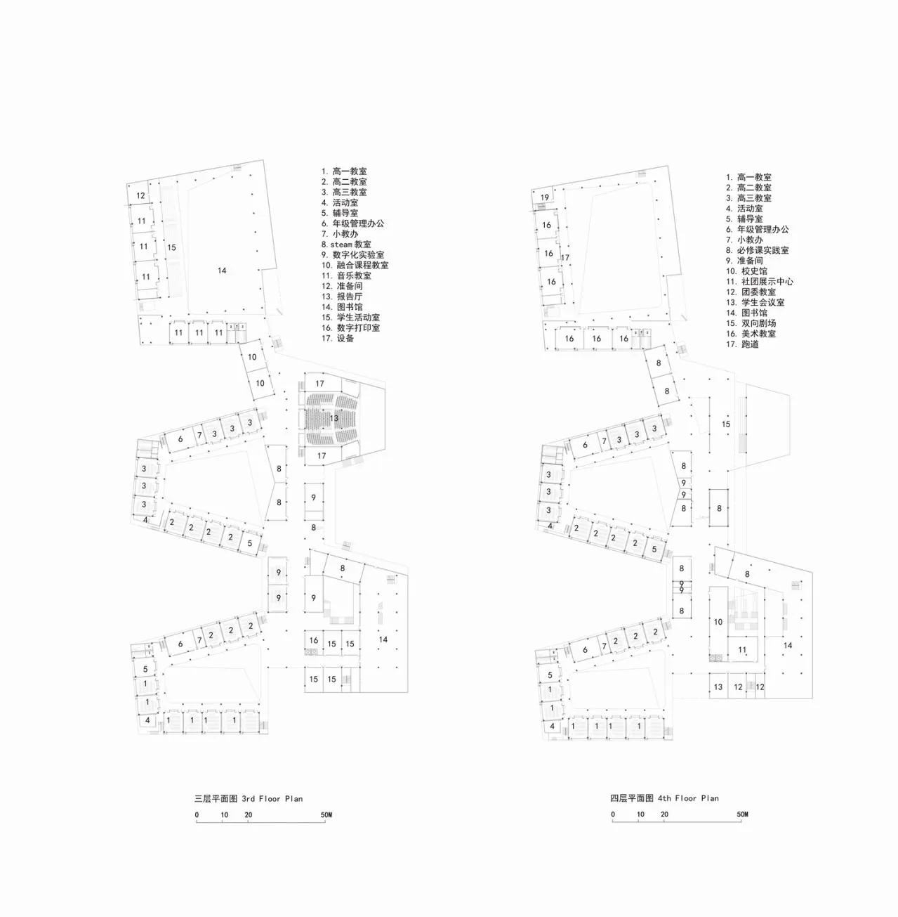 BIM Architecture | Folding Campus · Suzhou Jinyan Road High School/Jianhe Architecture