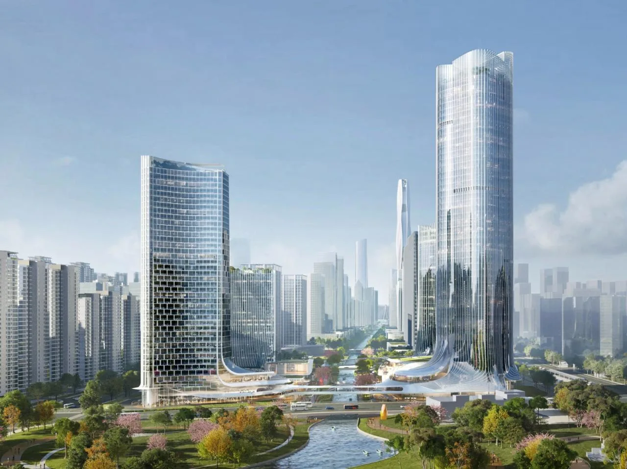 BIM Architecture | Nanjing New Humanistic Comprehensive Development Project Proposal/UNStudio