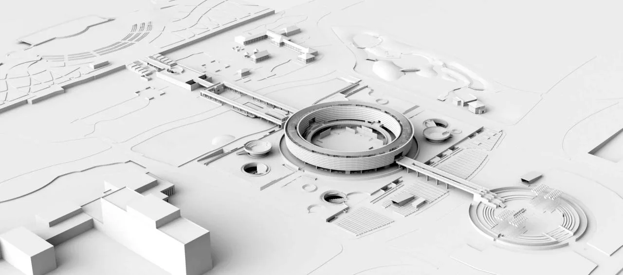 BIM Architecture | Nanjing Green Expo Park Urban Living Room Improvement Project/Zhang Lei Design Research