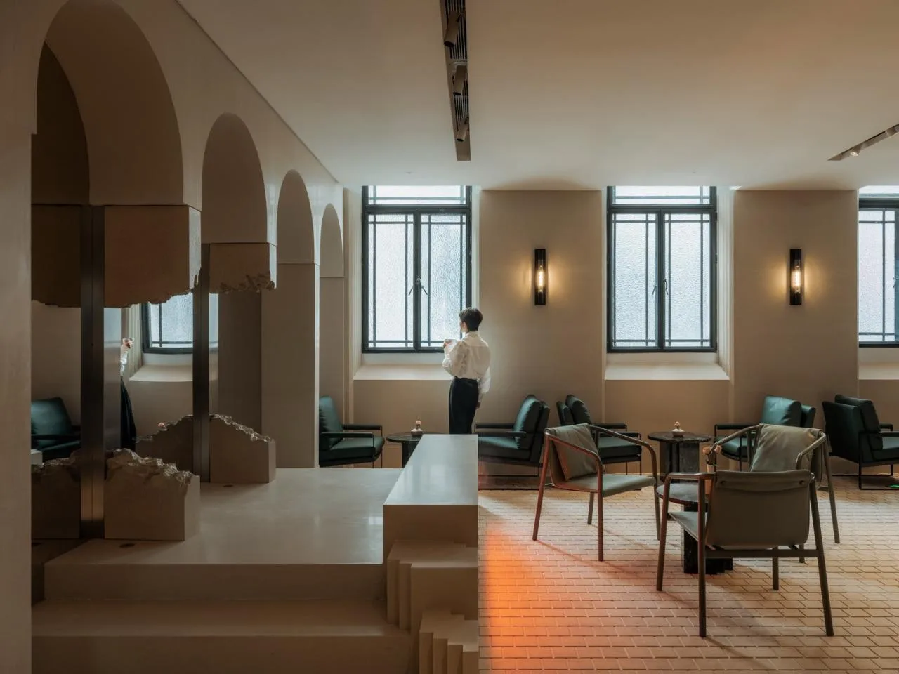 BIM Architecture | Piazza in a room: Macably Coffee (Historical Museum Store)/Wutopia Lab