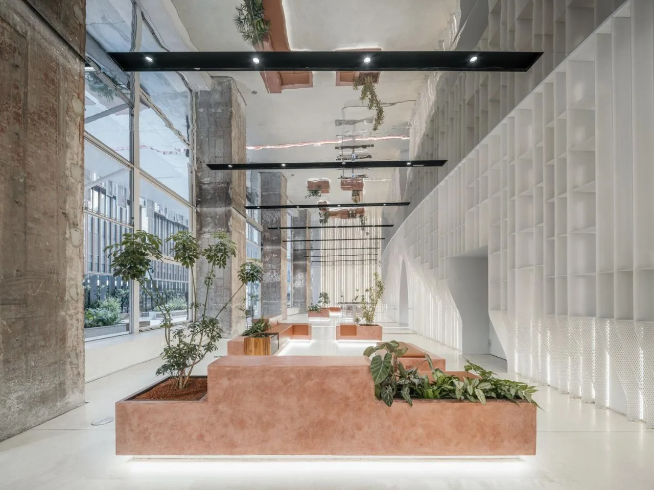BIM Architecture | Steel Rain: Deby Shanghai Book City WE Renovation Design/Wutopia Lab