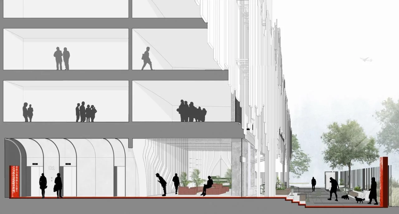 BIM Architecture | Steel Rain: Deby Shanghai Book City WE Renovation Design/Wutopia Lab