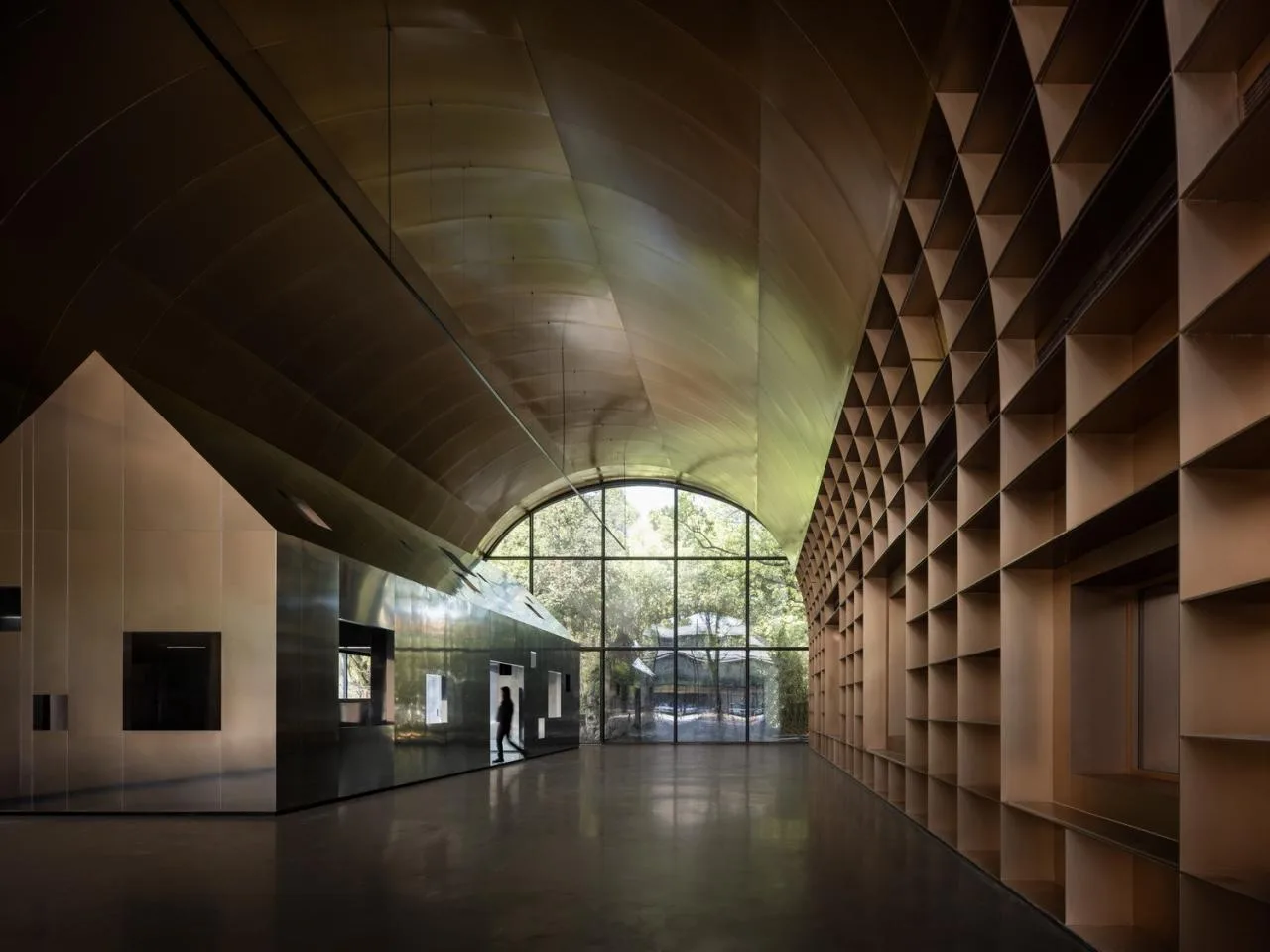 BIM Architecture | Full Metal Shell: Copper Fortress/Wutopia Lab