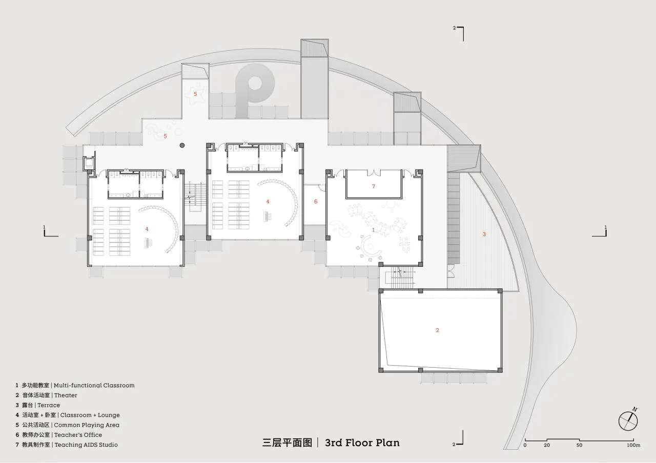 BIM Architecture | Sanliting Kindergarten: Lighting up the Spark of the Community/GOA Elephant Design+Jiangnan Management Winning Bid Proposal