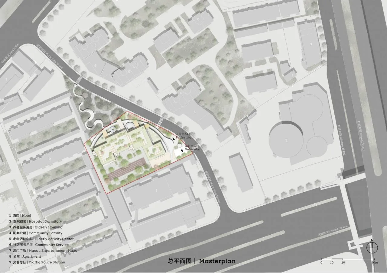 BIM Architecture | Sanliting Kindergarten: Lighting up the Spark of the Community/GOA Elephant Design+Jiangnan Management Winning Bid Proposal
