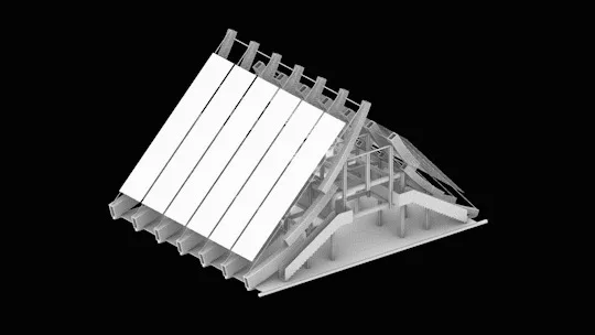 BIM Architecture | Between Skies and Snacks, Through Doumo Qian/Bare Building Renewal Architectural Design Firm