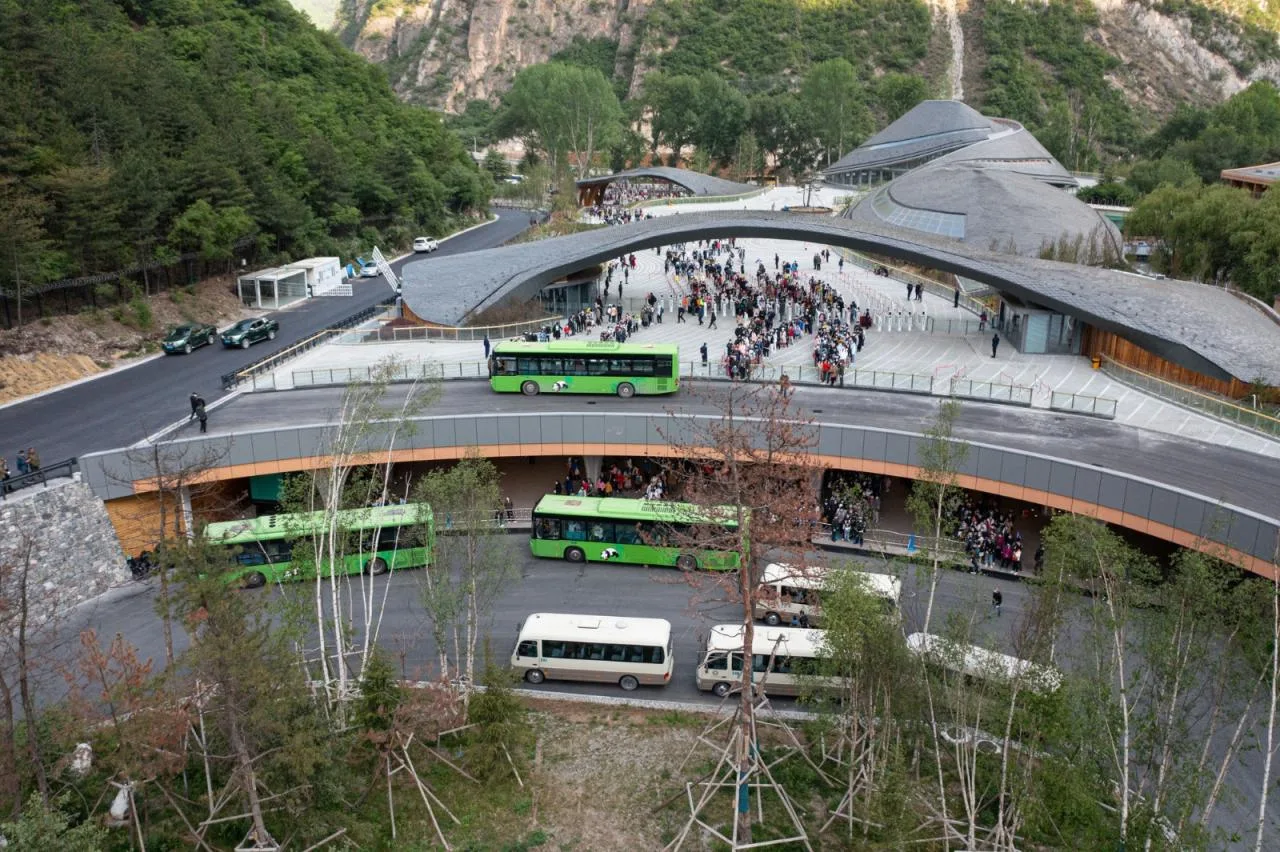 BIM Architecture | Jiuzhaigou Valley Scenic and Historic Interest Area Valley Entrance Three dimensional Tourist Service Center/Tsinghua University Architectural Design and Research Institute