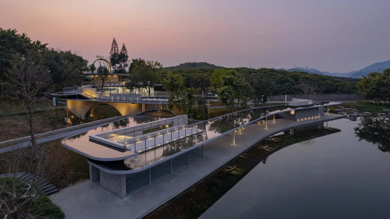 BIM Architecture | Landscape Design/Original Design Studio for the Second Level Station and Surrounding Areas of the Phase I Ring West Lihu Greenway in Nanshan District, Shenzhen
