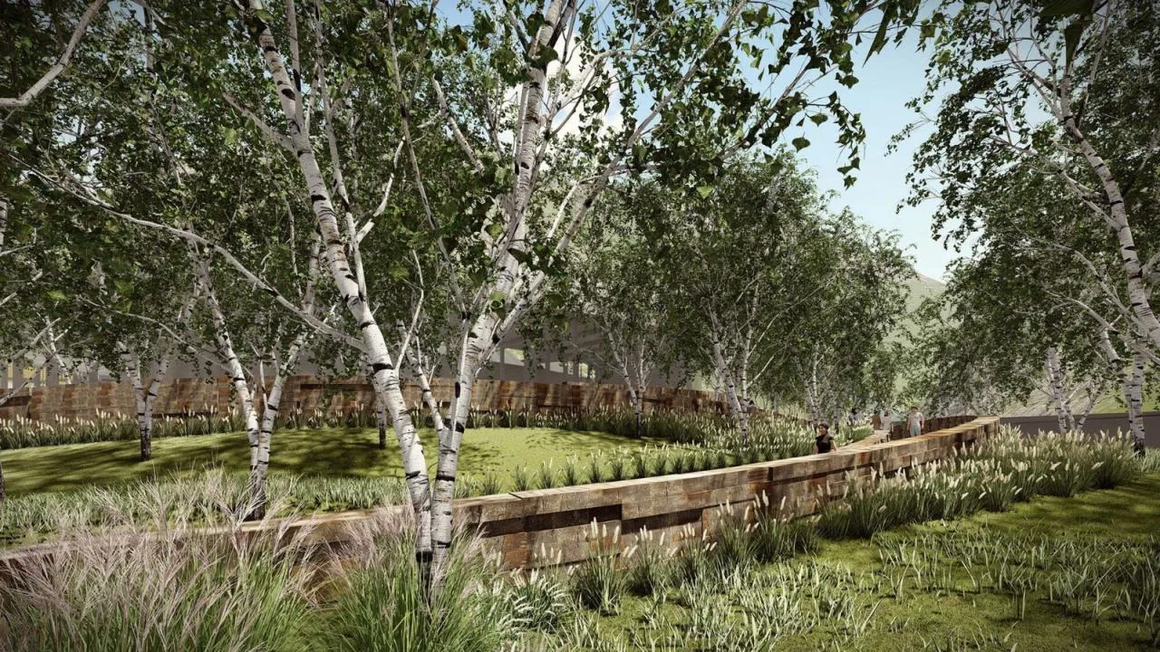 BIM Architecture | Jiuzhaigou Valley Scenic and Historic Interest Area Valley Entrance Three dimensional Tourist Service Center/Tsinghua University Architectural Design and Research Institute