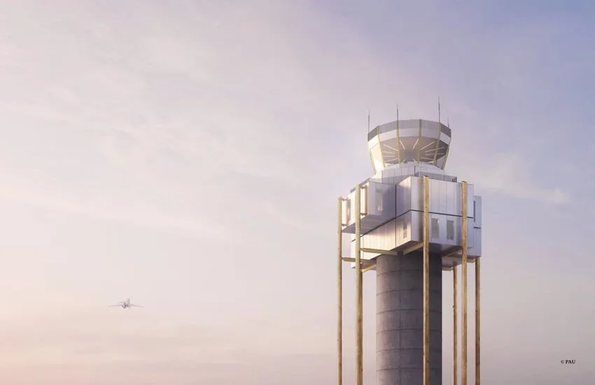 BIM Architecture | Latest Air Traffic Control Tower Design/PAU Studio