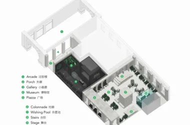 BIM Architecture: Designing Piazza-Inspired Spaces Inside Macably Coffee at the Historical Museum Store by Wutopia Lab-BIM WORLD