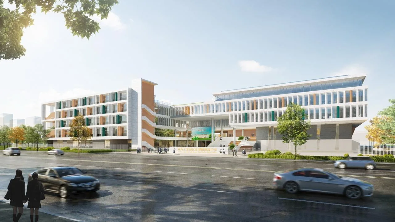 BIM Architecture | Folding Campus · Suzhou Jinyan Road High School/Jianhe Architecture