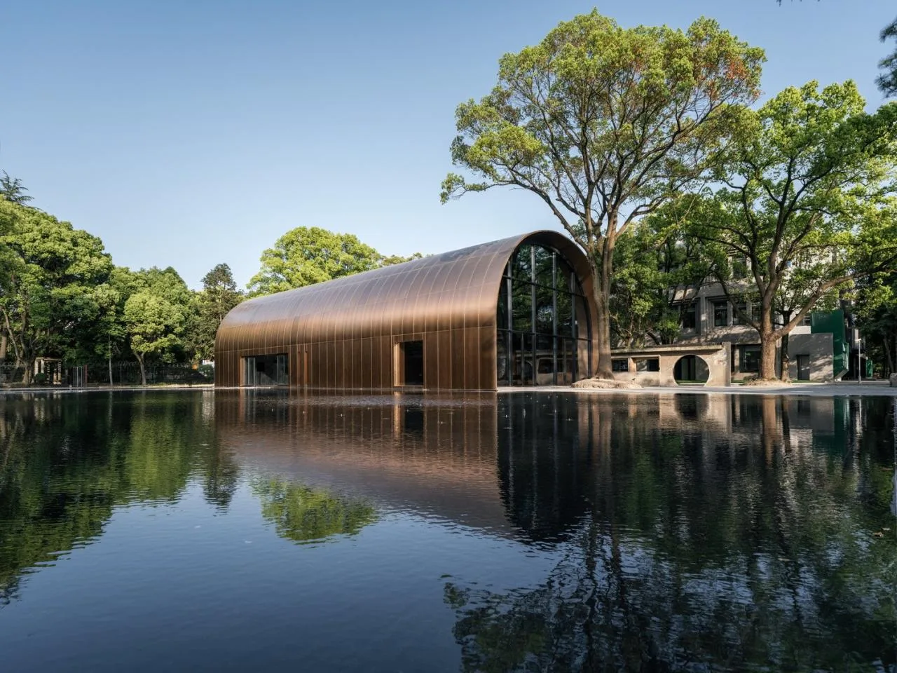 BIM Architecture | Full Metal Shell: Copper Fortress/Wutopia Lab