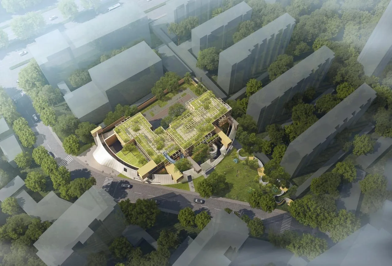 BIM Architecture | Sanliting Kindergarten: Lighting up the Spark of the Community/GOA Elephant Design+Jiangnan Management Winning Bid Proposal