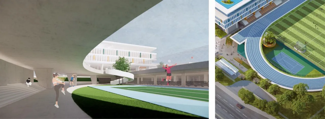 BIM Architecture | Folding Campus · Suzhou Jinyan Road High School/Jianhe Architecture