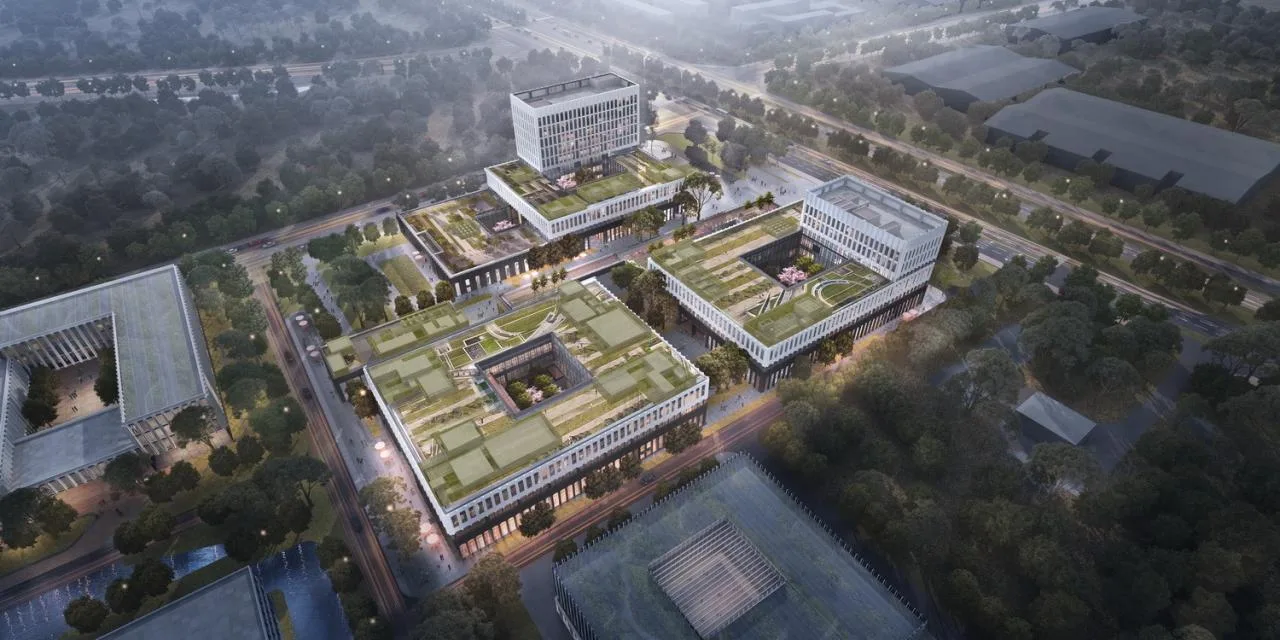 BIM Architecture | BOE (Chengdu) Innovation Center: Smart R&D Base for 'Sichuan Chongqing Characteristics' and 'Ecological Greenness'/FTA