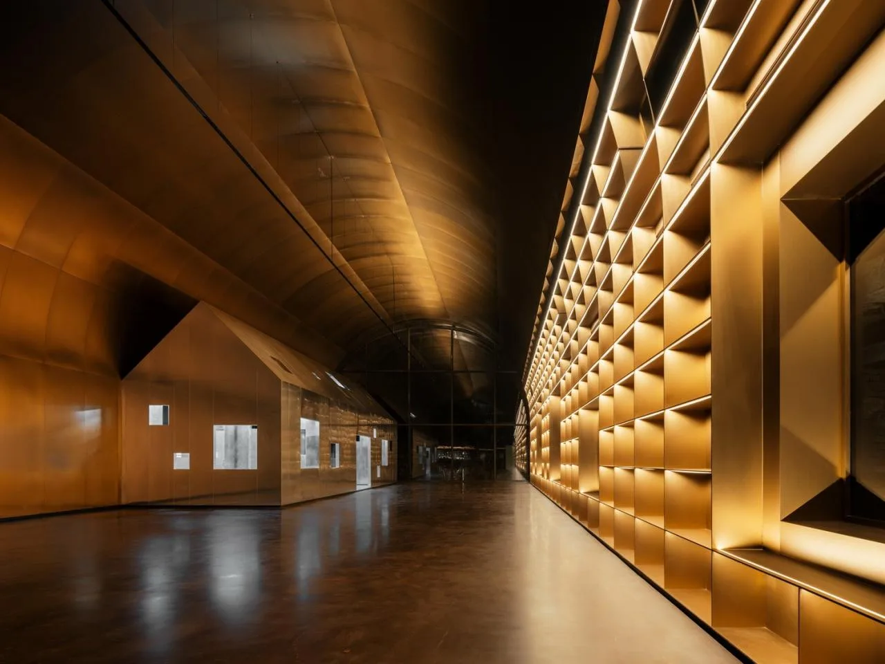 BIM Architecture | Full Metal Shell: Copper Fortress/Wutopia Lab